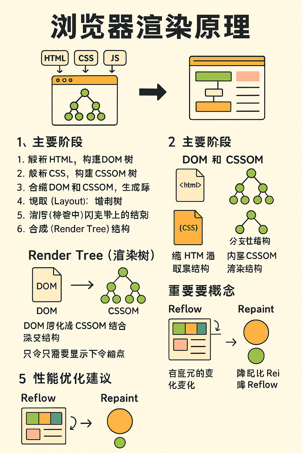 浏览器渲染原理